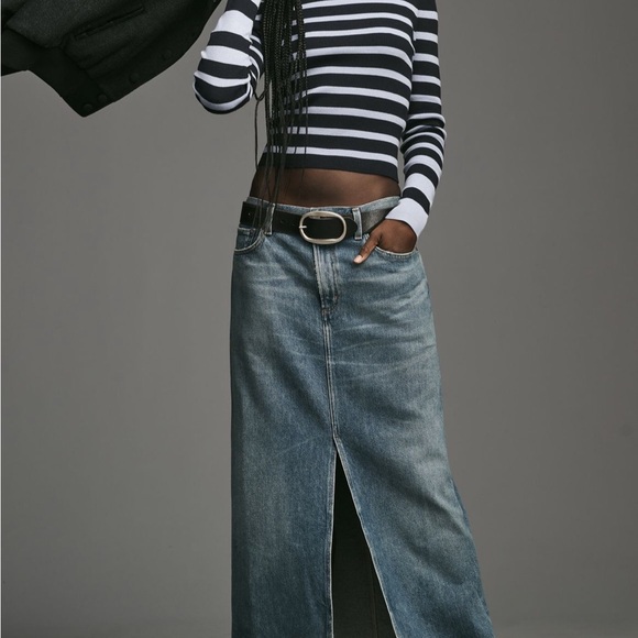 Anthropolgie Maeve Long Sleeve Shrunken Crewneck Sweater NWT - Picture 5 of 8